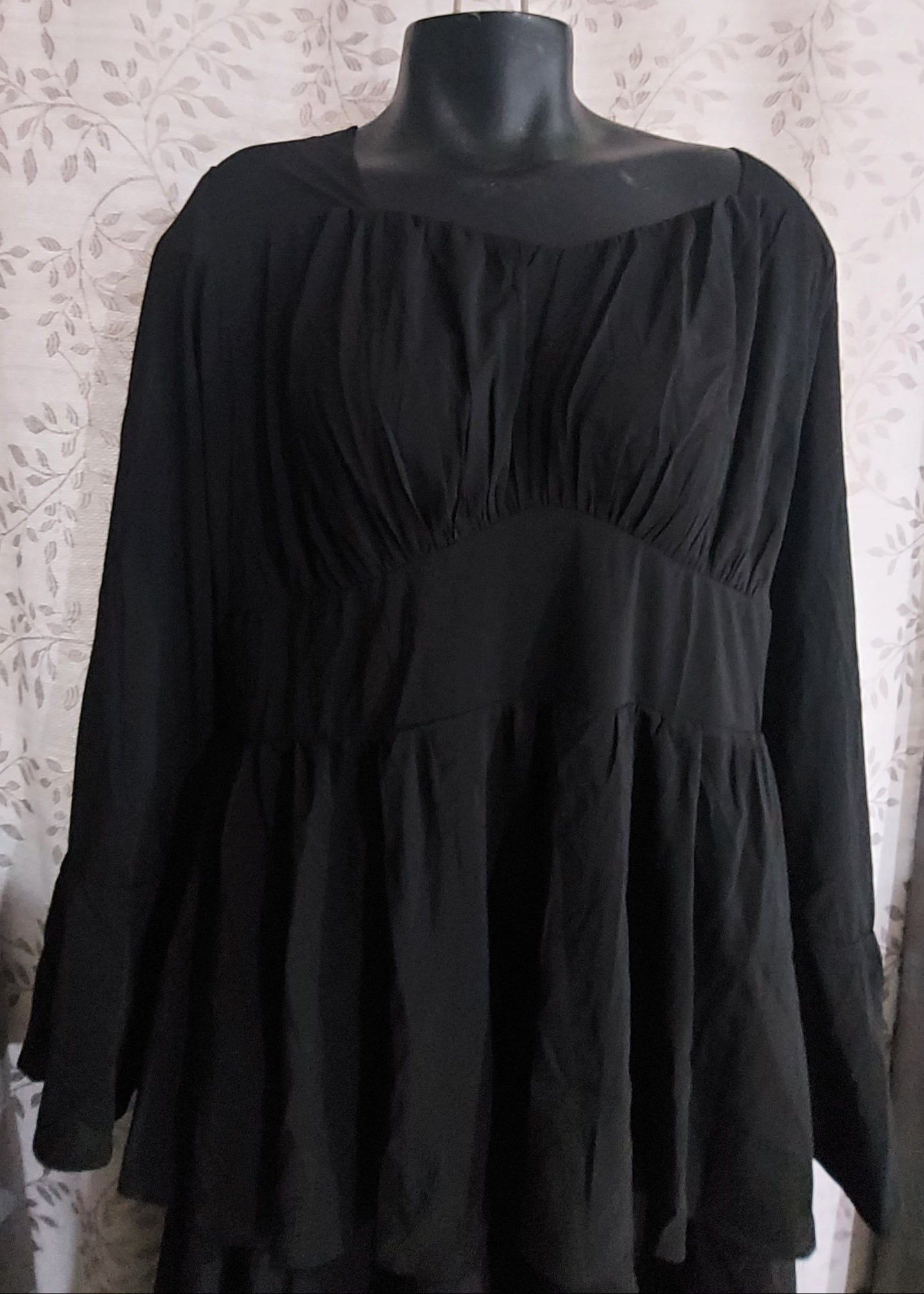 Black Layered Dress - 2XL