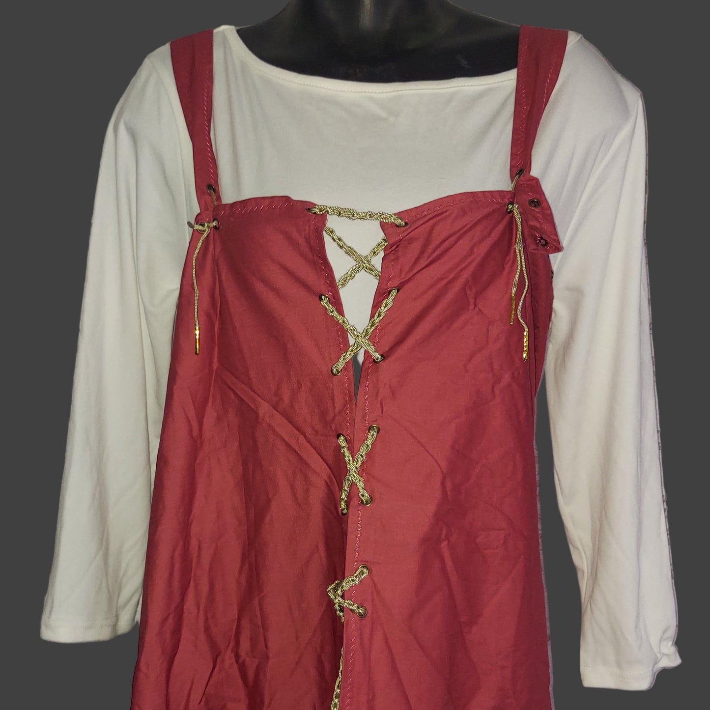 Adjustable Panel Dress Set - Pink S/M