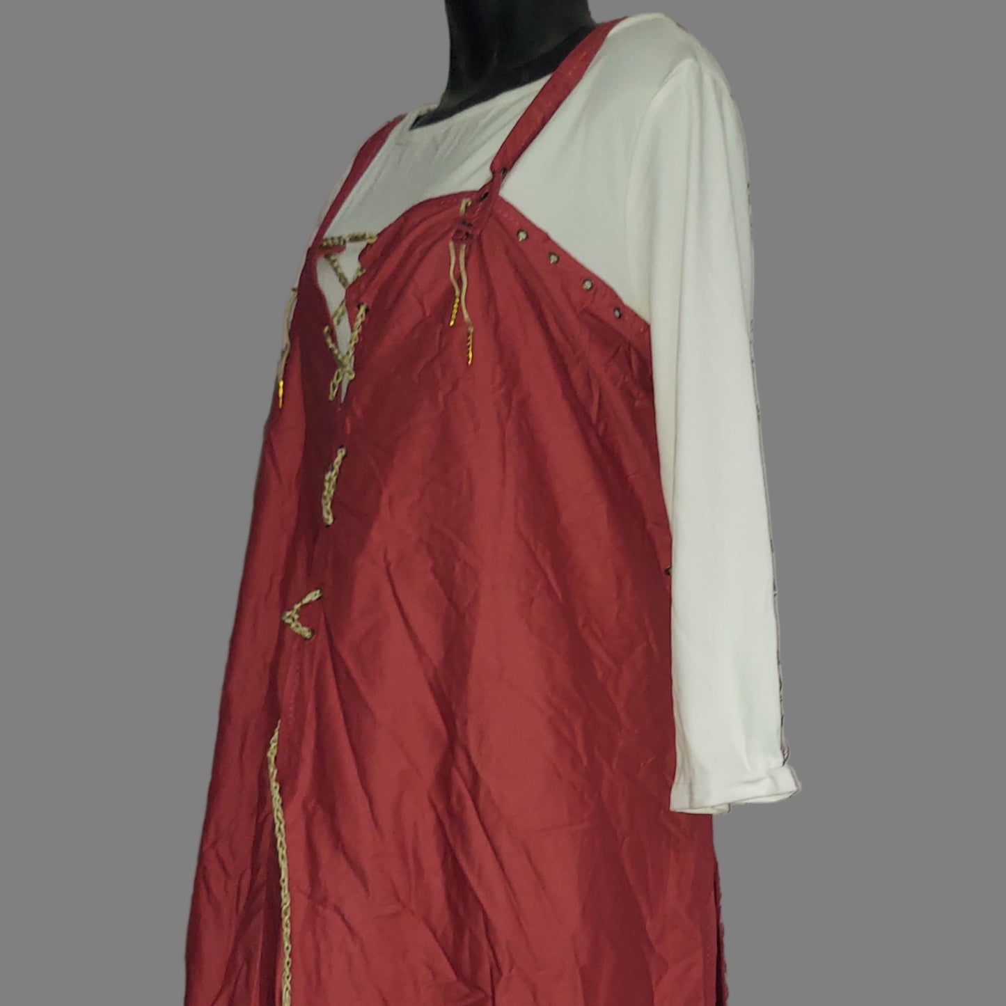 Adjustable Panel Dress Set - Pink S/M