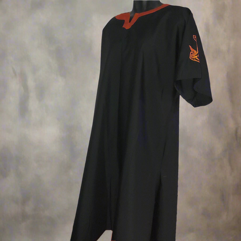Embroidered Tunic - Viking Mjolnir Thors Hammer