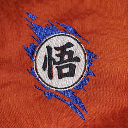 Embroidered Hood - Dragonball Z - Goku's Kanji