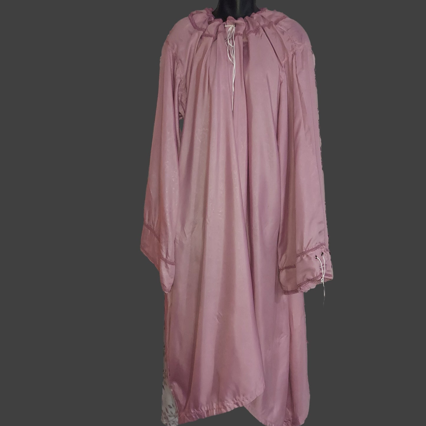 Adjustable Apron Dress Set - Rose Wine XL