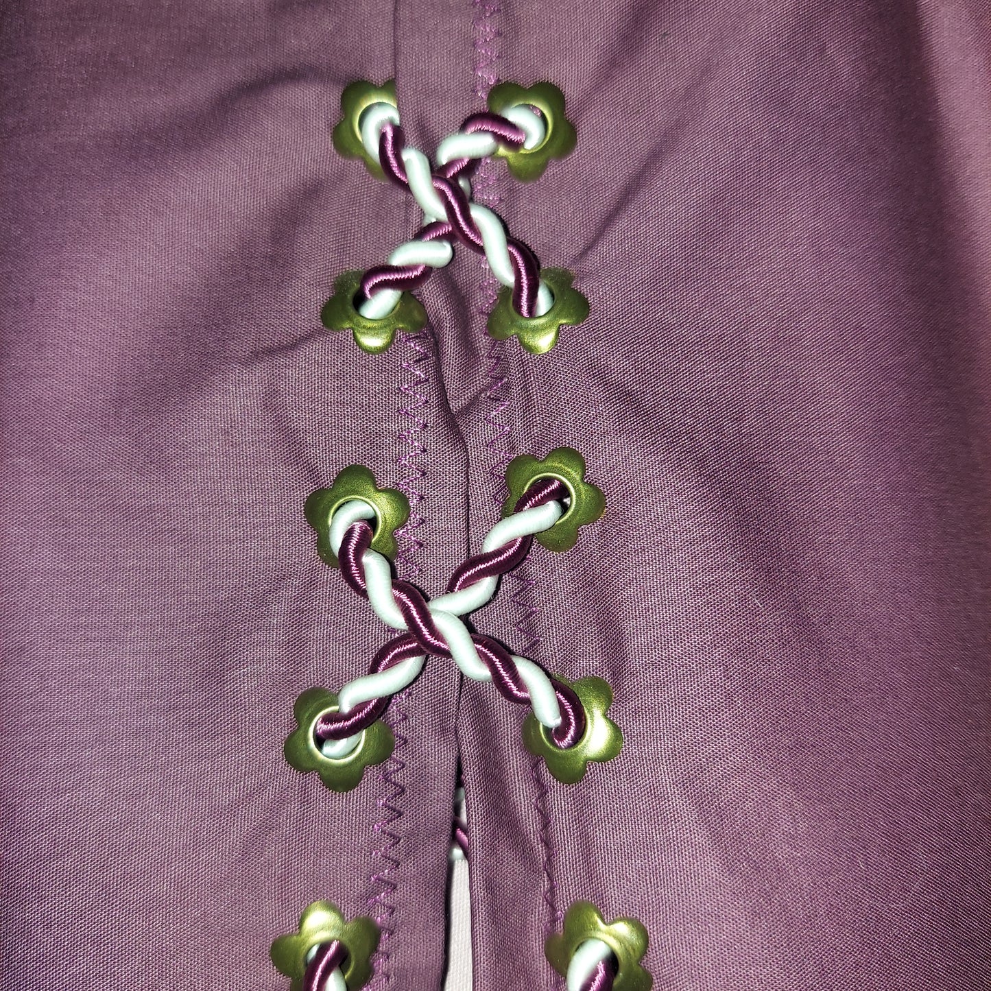 Adjustable Apron Dress Set - Rose Wine XL