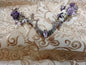 Elven Crown Purple Flowers with Moon