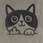 Cat Flipping Off