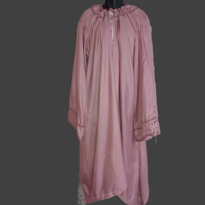 Adjustable Apron Dress Set - Rose Wine XL