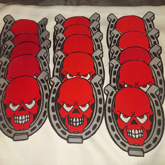 Custom Order - Dark Riders Patches 7.5 x 6 inches  (set of 15)