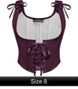 Scarlet Darkness Corset - Purple Size 8