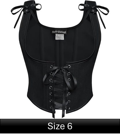 Scarlet Darkness Corset - Black Size 6