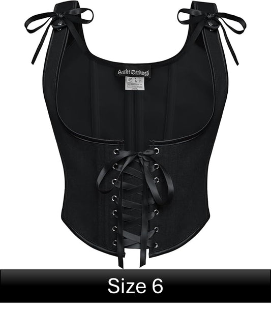Scarlet Darkness Corset - Black Size 6