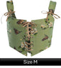 Scarlet Darkness Corset - Butterfly Green (no boning)