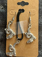 Swirly Dragon Necklace and Earrings