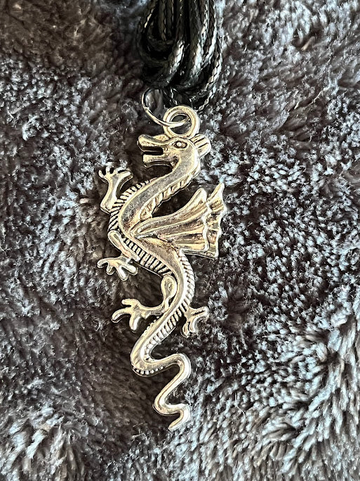 Wave Tail Dragon Necklace