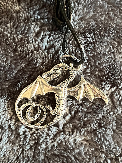 Flat Headed Dragon Necklace