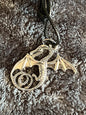 Flat Headed Dragon Necklace