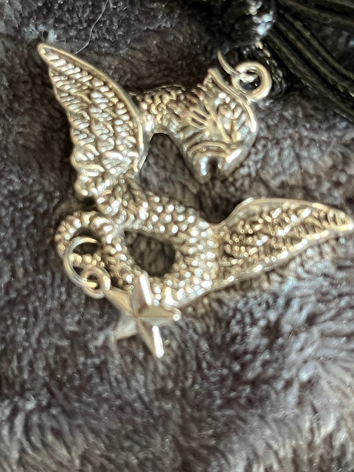 Dragon upon a star Necklace