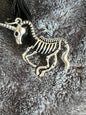Unicorn Skeleton Necklace
