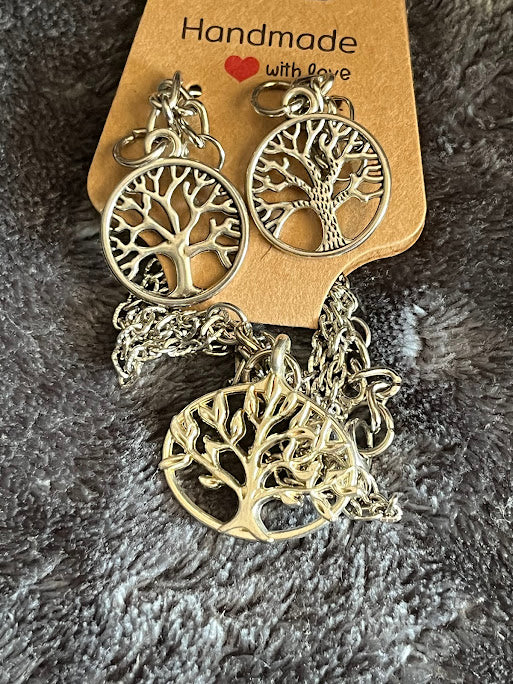 Tree of Life Necklace and Earring Set