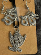 Dragon Necklace and Earring Set