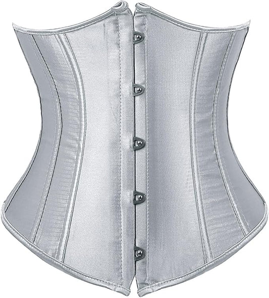 Silver underbust Corset XL