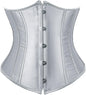 Silver underbust Corset XL