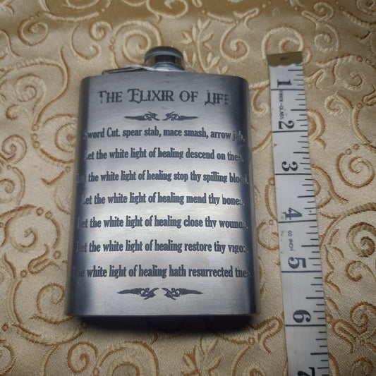 8th Moon Metal Flask Elixir of Life