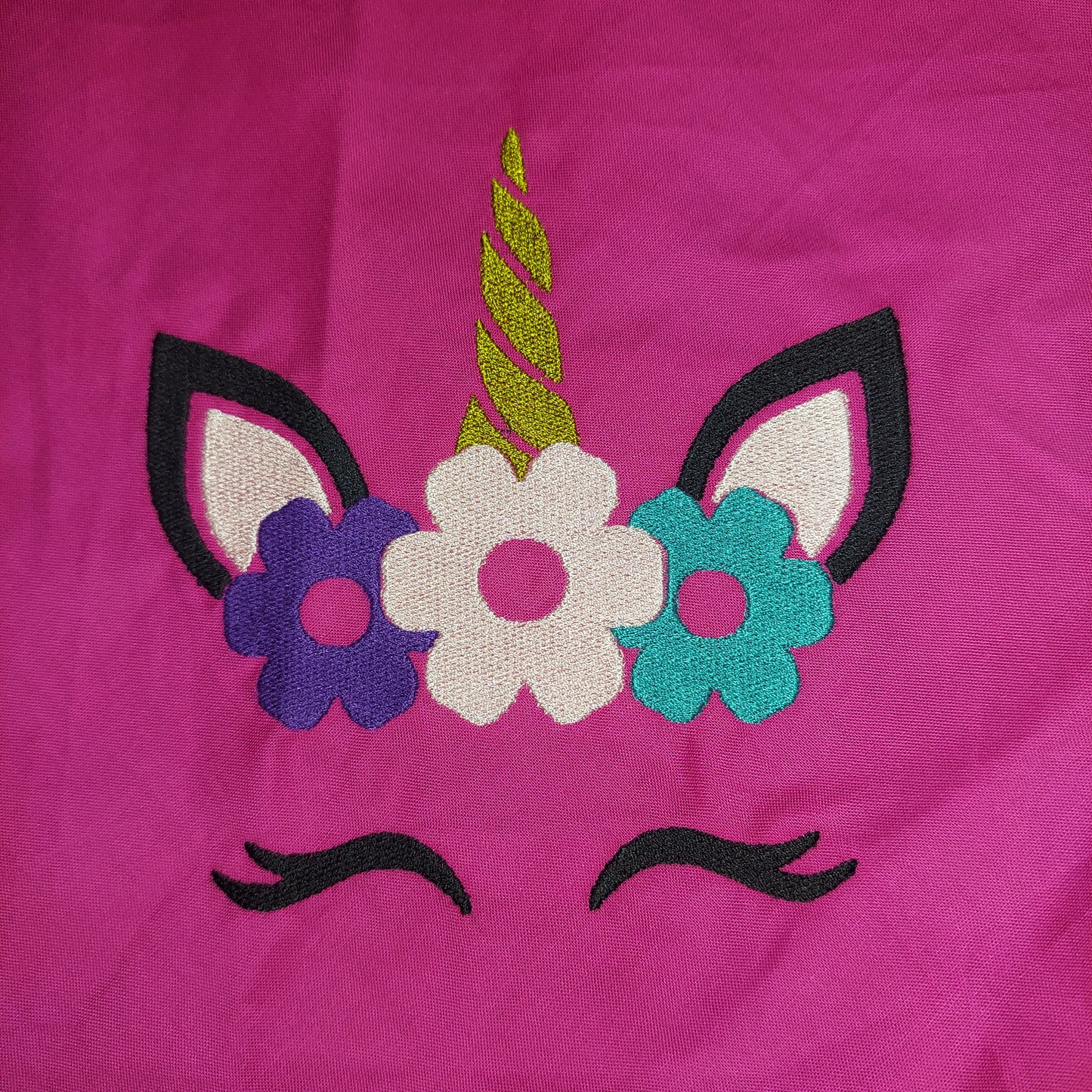 Embroidered Hood - Unicorn