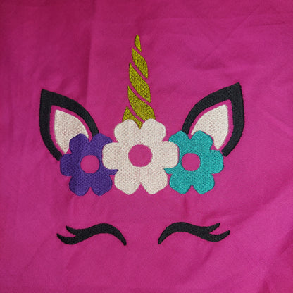 Embroidered Hood - Unicorn